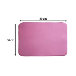 Kuber Industries Pink 3 Pieces Microfiber Reversible Water Absorption Dish Drying Mats image 2
