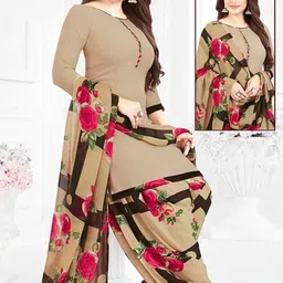 kurtiko Unstitched Crepe Salwar Suit Material Self Design-picture-13