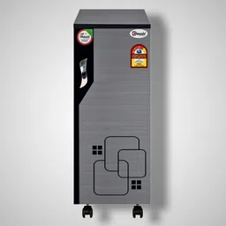 Black Square 2in1 machine Domestic Flour Mill for Grains & Masalas-0.75 U/hr-1HP 2in1 Black Square Flourmill-image-0