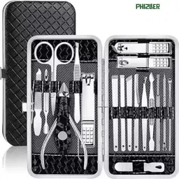 phizller 16 in 1 Manicure Pedicure Kit with Nail Clippers with Travel Case-picture-31