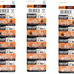 geeta enterprises LR41 1.5V Alkaline Coin Cell - 30 PCS (Silver)(Pack of 10)Battery-picture-21