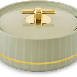 blal Deluxe Decor 3000 Inner Stainless Steel Insulated Casserole GreenGold Thermoware Casserole-picture-18