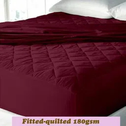 crazy world Double, King Size Fitted Nylon, Polyster Mattress Cover image 1