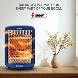 mewto Flarex 800W Quartz Room Heater image 2