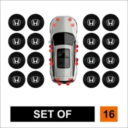 kelenate Set of 16 Car Door Shock Absorber Rubber Soundproofing Pads For Honda Car Door Panel image 1