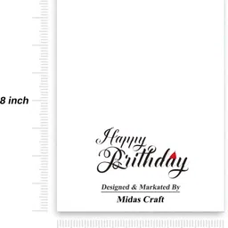 midas craft Happy Bithday Vikas ….08 Romantic Birthday Quote Greeting Card image 3