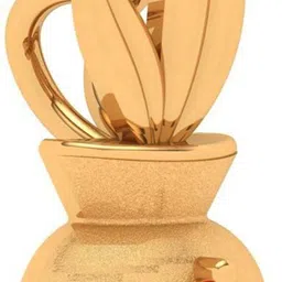 PC Chandra Jewellers Kalash 14kt Yellow Gold Pendant image 2