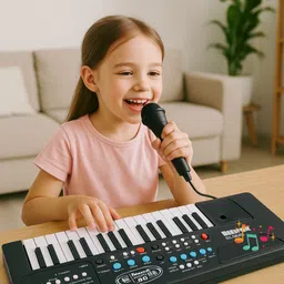 divyan mart Piano for Kids with Microphone Electronic Keyboards for Beginners Musical Toys-picture-46
