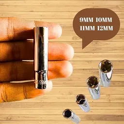 4mech 1/4 Drive T Handle with 8-11 mm Long Socket Socket Set image 2