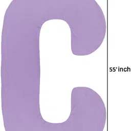 mom's moon Microfibre Solid Pregnancy Pillow Pack of 1 image 3