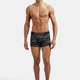 jockey FP23 Super Combed Cotton Elastane Stretch Printed Men Trunk image 4