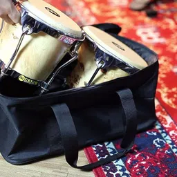 kanha hub MSTBB1 Standard Bongo Bag, Black Bongo Drum Bag image 2