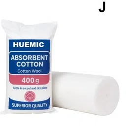 huemic 400GR Pure Absorbent Cotton Roll for Baby Care 4 Gauze Medical Dressing-picture-12