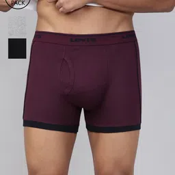 levi's Pack of 3 Style#007 Contra Boxer Brief, Comfort & Smartskin Technology (Multicolor) Men Brief-picture-13