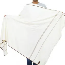 KAVIM Wool Self Design Men Shawl image 2