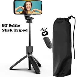 BUFONA 3-in-1 Multi-functional Selfie Stick Tripod Stand Mobile Stand Holder+Bag Tripod, Tripod Kit, Monopod-picture-21