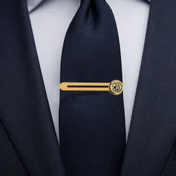 house of common Brass Cufflink & Tie Pin Set image 4