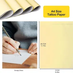 shield plus Tattoo hecto paper- Thermal Transfer Paper for Tattoo Artists(Pack of 20) image 3