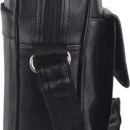 ak trading Men Black Messenger Bag image 5