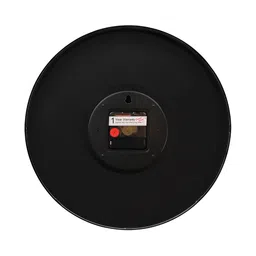 RANDOM Gold Toned & White Printed Contemporary Round Wall Clock image 4