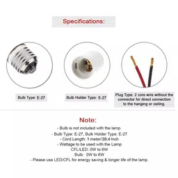 ExclusiveLane Cotton Elegance Handwoven Adjustable Chandelier With Hanging Lamp image 4