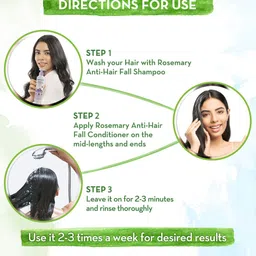 Mamaearth Set of Rosemary Shampoo 400ml + Conditioner 250ml + Hair Oil 150ml image 2