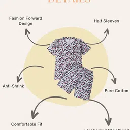 FUNKRAFTS Girls Printed T-shirt With Shorts image 4