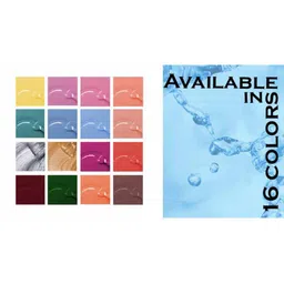 PERPAA Set of 2 Colorich Vegan Nail Polish 10ml Each - Golden Bliss 10 & Bold Red 12 image 2