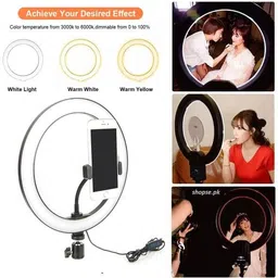 RENTOOR Down Price Portable LED Ring Light YouTube Photo Shoot Video Live Stream Flash image 4
