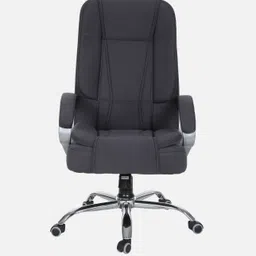 ardasinterior Vienna High Back Fabric Executive Chair in Grey Colour Fabric Office Adjustable Arm Chair image 4
