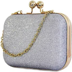 toobacraft Party Silver Clutch image 1