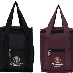 diamodis fashion All Age Combo 2 Lunch Bags Tiffin Bags Branded Premium Quality 07 School Office Waterproof Lunch Bag-picture-50