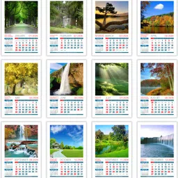 pixel Office Date | Hindi Tithi 2026 Wall Calendar image 3