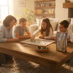 earth shells Moksha Trek Ancient Indian Vedic Game | Board Game for Kids & Adults 0 Educational Board Games image 4