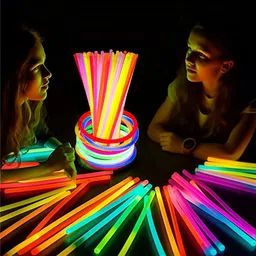 shenzhen Glow In The Dark Neon Bands - Glow Stick With Connectors Party Glow Ornament image 3