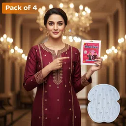 sweat clear Underarm Sweat Pads (Pack of 4) | Anti-Stain & Rash-Free for Men & Women Sweat Pads image 1