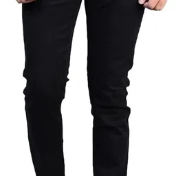 g plus Men Slim Mid Rise Black Jeans-picture-26