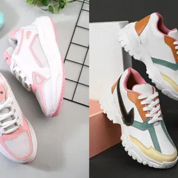 velarro VRW01 Multi_VRW11 Pink+White Casuals For Women-picture-15