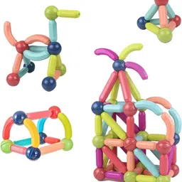 learn with fun Magnetic Sticks Building Blocks for Kids Brain Toys 25 Pcs-picture-21