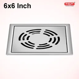 sanjay chilly Floor Stainless Steel Push Down Strainer-picture-47