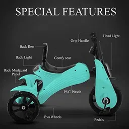 joyride N Torque BabyTricycle|Baby Trike|Baby Ride On|Boys & Girls of (2-5)Years Tricycle image 4