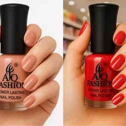 aq fashion Long Lasting quick dry Nail Polish New collection Combo A68 Multicolor image 2