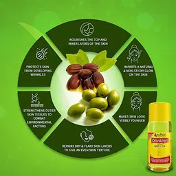 allen ayur Olivallen Ayurvedic Body Oil (100ml X 9) image 4