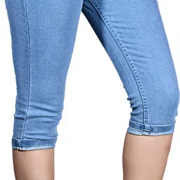sendipo Women Denim Capri image 4