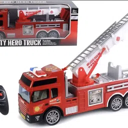 giftzretailz Fire Truck RC 27MHz 4 channel Fire Brigade Truck Remote Control-picture-18