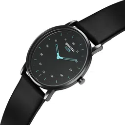 sonata Analog Black Dail With Black Leather Strap Analog Watch - For Men 7152NL01|7152NL01|7152NL01 image 2