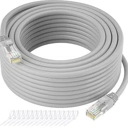 RAREGEAR LAN Cable 40 m LAN Cable with Gold Plated Connectors Supports Upto 1000Mbps LAN Ethernet Cable High-Speed Network Patch Cord Lan Cat6 Internet Cable 40Meter-picture-16