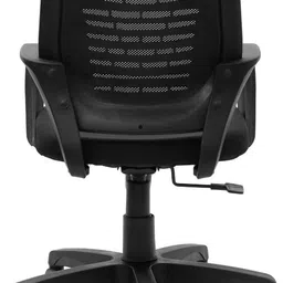 neo chair Office Chair With Adjustable Headrest and Lumbar Support, Modern Style Black Mesh Office Adjustable Arm Chair image 4