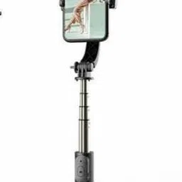 EVAAENTERPRISES smooth rotation mobile black Q08 gimbal 3 Axis Gimbal for Mobile, Camera image 4