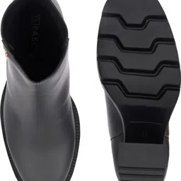 EL PASO Women Grey Faux Leather Casual Chelsea Boots Boots For Women image 5